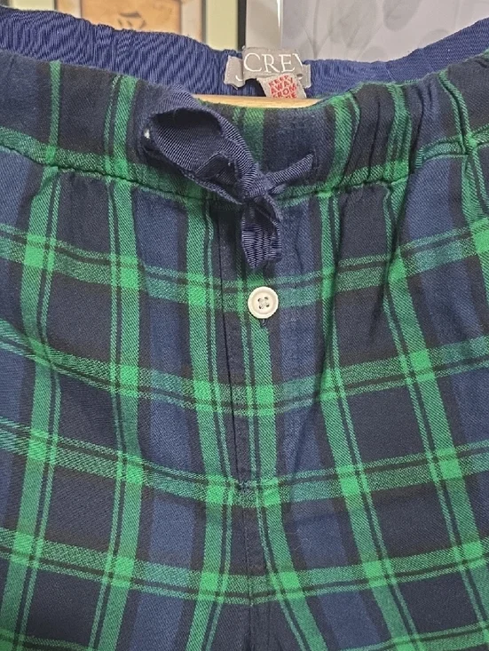 J. Crew Black Watch Plaid Pajama Set - Size XS - Picture 7 of 10